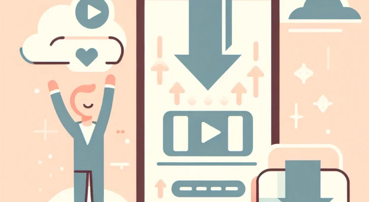 Alt text: "Instrucciones paso a paso para descargar Reels de Facebook, ilustración de la guía completa y sencilla sobre el proceso."